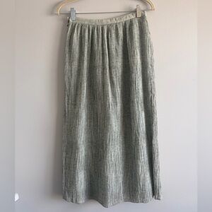 CHATELAINE VINTAGE Mini Pleat Skirt Seafoam